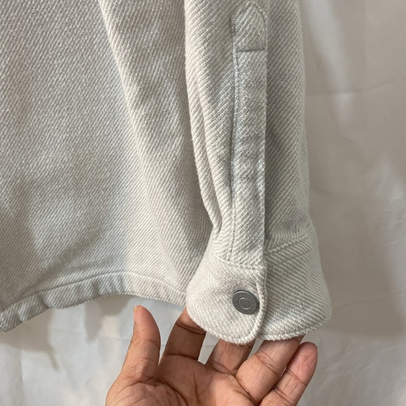 Express Mens Long Sleeve Shirt Jacket Casual Zip up  Size Medium - Picture 4 of 9